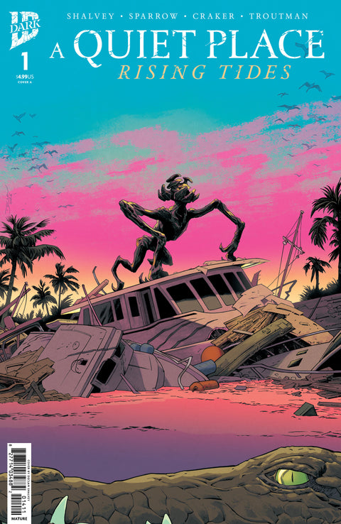 A Quiet Place: Rising Tides #1 Cover A (Shalvey) IDW Publishing Declan Shalvey Luke Sparrow Declan Shalvey