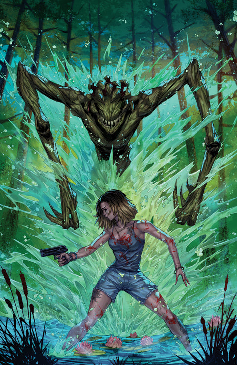 A Quiet Place: Rising Tides #1 Variant RI (25) (Kirkham Full Art) 1:25 IDW Publishing Declan Shalvey Luke Sparrow Tyler Kirkham