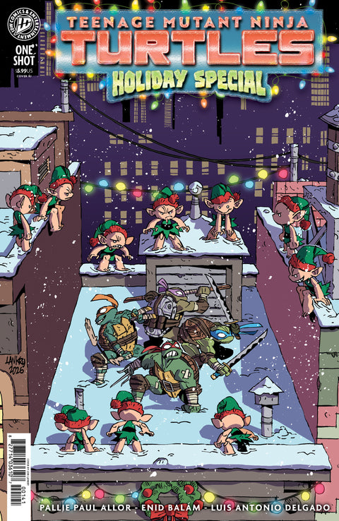 Teenage Mutant Ninja Turtles: Holiday Special Variant RI (10) (Lankry) 1:10 IDW Publishing Pallie Paul Allor Enid Balám Jon Lankry