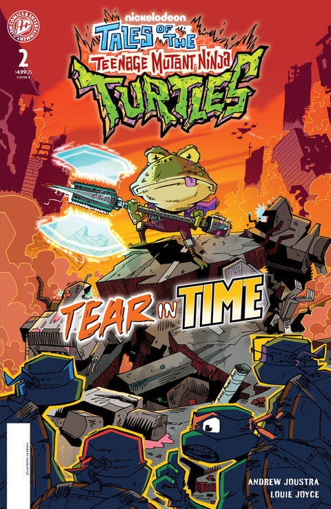 Tales of the Teenage Mutant Ninja Turtles: Tear in Time #2 Cover A (Joyce) IDW Publishing Andrew Joustra Louie Joyce Louie Joyce