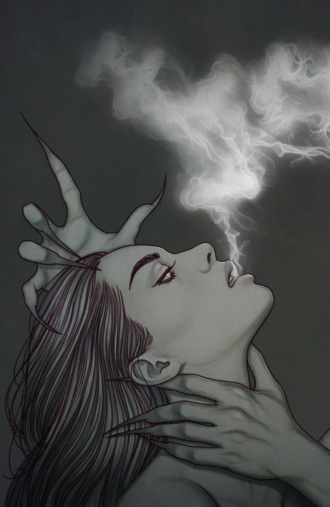 Hello Darkness #25 G 1:20 INCV Glow in the Dark Variant (Full Art, Glow in the Dark, Frison) 1:20 Boom Entertainment Richard Starkings Abigail Harding Jenny Frison