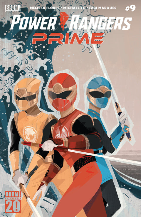 Power Rangers Prime 9 Comic Crystal Kung Variant Boom! Studios 2025