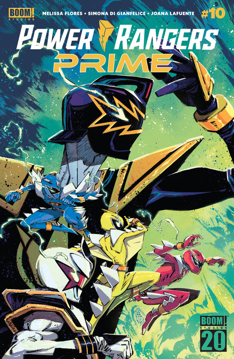 Power Rangers Prime 10 Comic Jorge Corona Variant Boom! Studios 2025