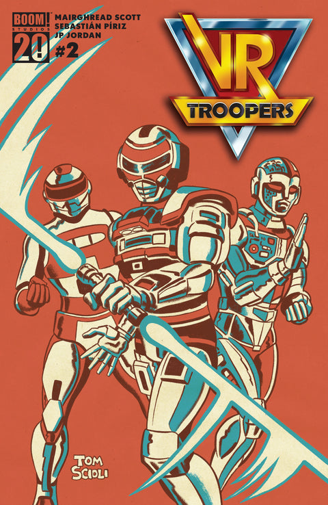 VR Troopers 2 Comic Tom Scioli FOC Variant Boom! Studios 2025