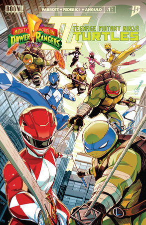 Mighty Morphin Power Rangers / Teenage Mutant Ninja Turtles, Vol. 3 1 Comic Alessio Zonno Boom! Studios 2025