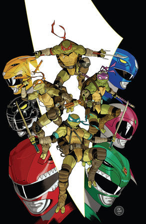 Mighty Morphin Power Rangers / Teenage Mutant Ninja Turtles, Vol. 3 1 Comic Dan Mora Unlockable Virgin Variant Boom! Studios 2025