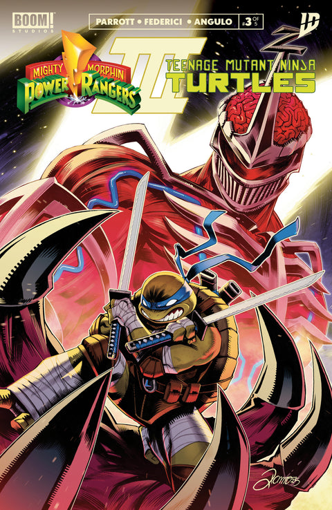 Mighty Morphin Power Rangers / Teenage Mutant Ninja Turtles, Vol. 3 3 Comic Alessio Zonno Boom! Studios 2025