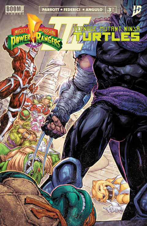 Mighty Morphin Power Rangers / Teenage Mutant Ninja Turtles, Vol. 3 3 Comic Freddie Williams II Variant Boom! Studios 2025