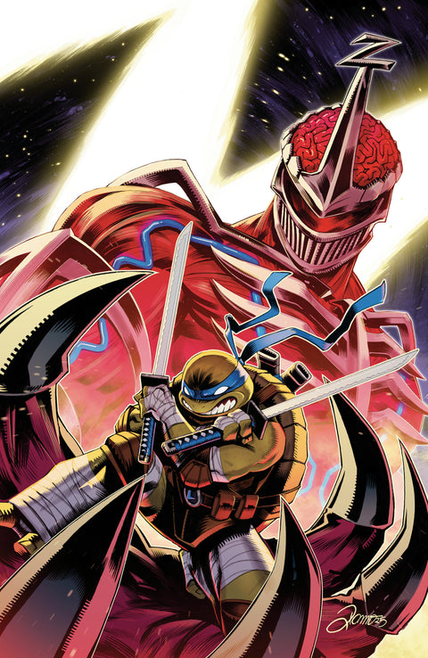 Mighty Morphin Power Rangers / Teenage Mutant Ninja Turtles, Vol. 3 3 Comic Alessio Zonno Foil Virgin Variant Boom! Studios 2025