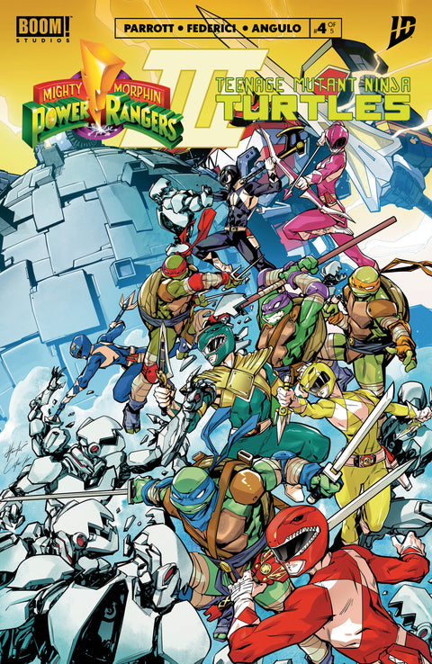 Mighty Morphin Power Rangers / Teenage Mutant Ninja Turtles, Vol. 3 4 Comic Hendry Prasetya Variant Boom! Studios 2026