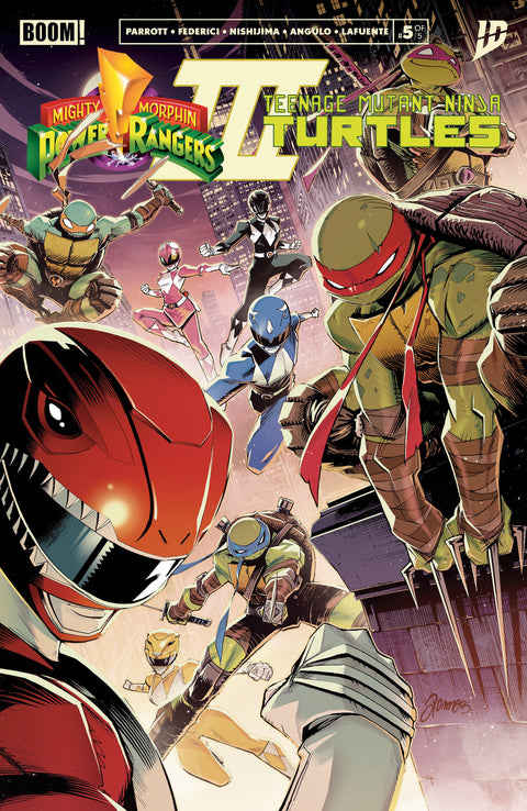 Mighty Morphin Power Rangers / Teenage Mutant Ninja Turtles, Vol. 3 5 Comic Alessio Zonno Boom! Studios 2026