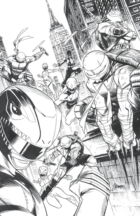 Mighty Morphin Power Rangers / Teenage Mutant Ninja Turtles, Vol. 3 5 Comic Alessio Zonno Incentive Virgin Variant (1:10) Boom! Studios 2026