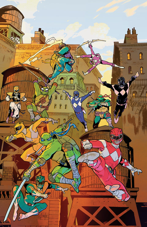 Mighty Morphin Power Rangers / Teenage Mutant Ninja Turtles, Vol. 3 5 Comic Enid Balam Virgin Incentive Variant (1:25) Boom! Studios 2026