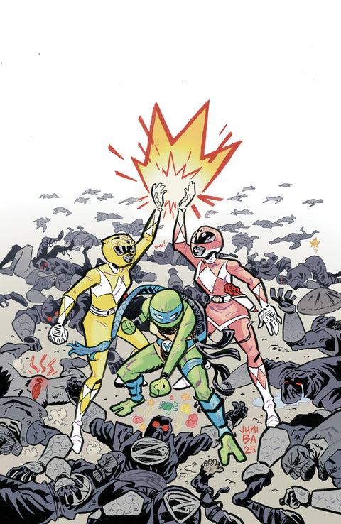 Mighty Morphin Power Rangers / Teenage Mutant Ninja Turtles, Vol. 3 5 Comic Enid Balam Incentive Foil Virgin Variant (1:100) Boom! Studios 2026