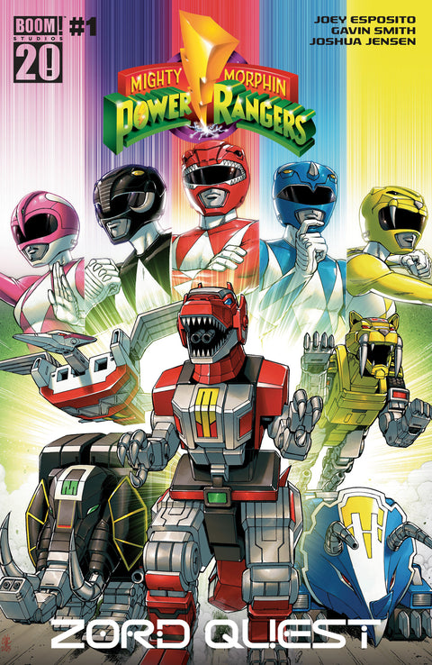Mighty Morphin Power Rangers: Zord Quest 1 Comic Casey W. Coller Variant Boom! Studios 2026