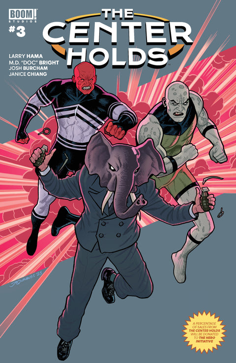 The Center Holds #3 A Main (Dressed, Quinones) Boom Entertainment Larry Hama M.D. Bright Joe Quinones