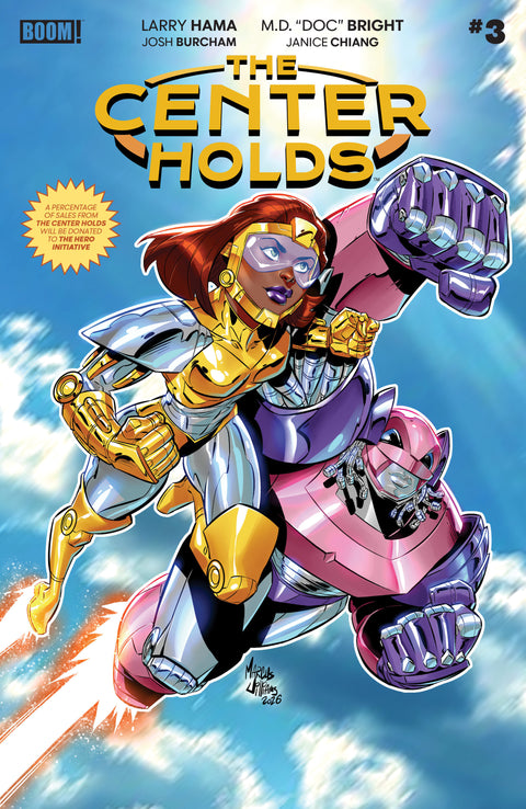 The Center Holds #3 B Variant (Dressed, Williams) Boom Entertainment Larry Hama M.D. Bright Marcus Williams