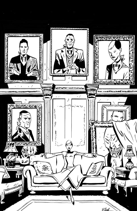 Fall of the House of Slaughter #1 D 1:10 INCV (Full Art, Charretier) 1:10 Boom Entertainment James Tynion IV Adriano Turtulici Elsa Charretier