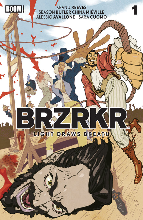 BRZRKR: Light Draws Breath #1 D Foil Variant (Full Art, Wimberly) Boom Entertainment Keanu Reeves Alessio Avallone Ronald Wimberly