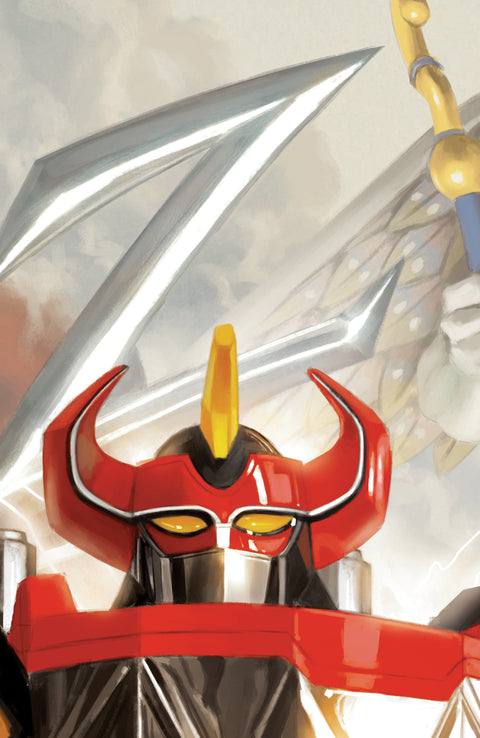 Mighty Morphin Power Rangers (2026) #2 C Megazord Connecting Variant (Full Art, Mercado) Boom Entertainment Marguerite Bennett Andrew Lee Griffith Miguel Mercado