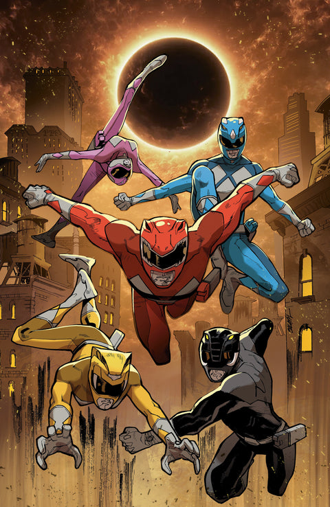 Mighty Morphin Power Rangers (2026) #2 E Foil Variant (Full Art, Foil, Balám) Boom Entertainment Marguerite Bennett Andrew Lee Griffith Enid Balam