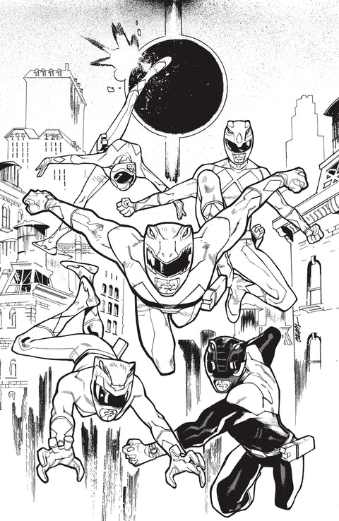 Mighty Morphin Power Rangers (2026) #2 H 1:25 INCV (Full Art, Balám) 1:25 Boom Entertainment Marguerite Bennett Andrew Lee Griffith Enid Balam