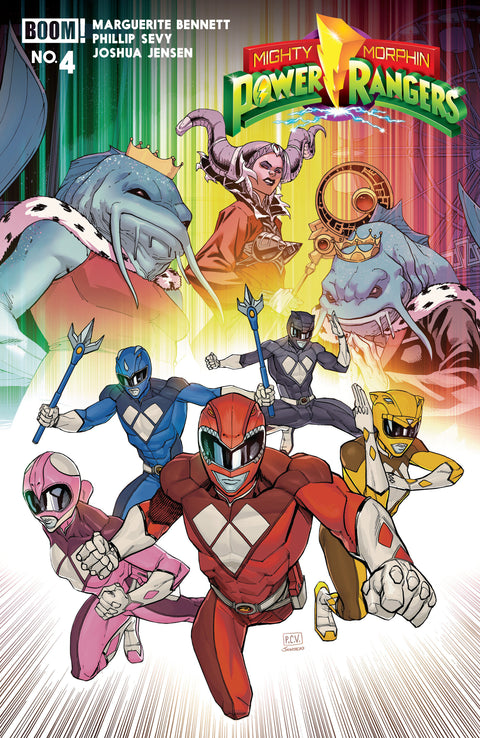 Mighty Morphin Power Rangers (2026) #4 B Variant (Dressed, Sevy) Boom Entertainment Marguerite Bennett Phillip Sevy Phillip Sevy