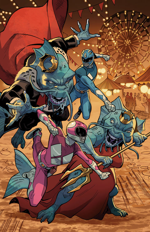 Mighty Morphin Power Rangers (2026) #4 E Foil Variant (Full Art, Foil, Balám) Boom Entertainment Marguerite Bennett Phillip Sevy Balám