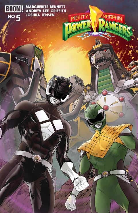 Mighty Morphin Power Rangers (2026) #5 B Variant (Dressed, Griffith) Boom Entertainment Marguerite Bennett Andrew Lee Griffith Andrew Lee Griffith