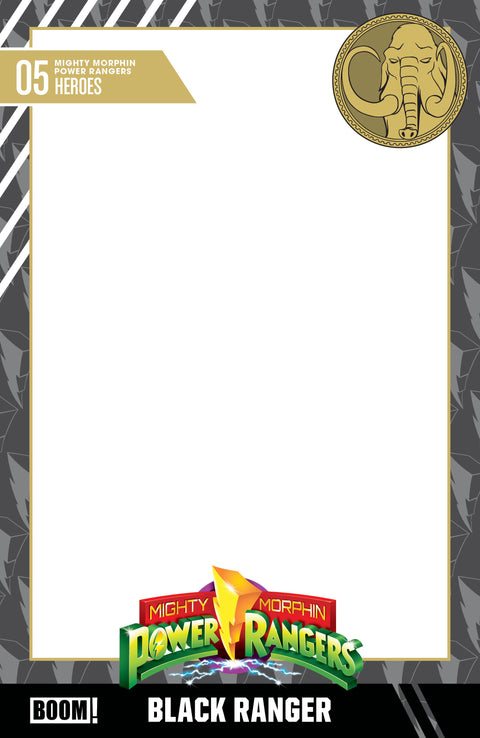 Mighty Morphin Power Rangers (2026) #5 D Trading Card Blank Sketch Variant Boom Entertainment Marguerite Bennett Andrew Lee Griffith