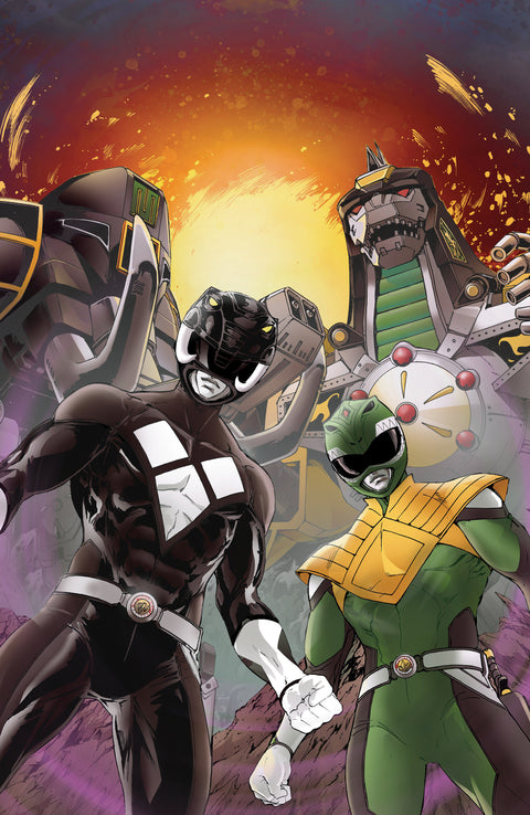 Mighty Morphin Power Rangers (2026) #5 F 1:10 INCV Foil Variant (Full Art, Foil, Griffith) 1:10 Boom Entertainment Marguerite Bennett Andrew Lee Griffith Andrew Lee Griffith