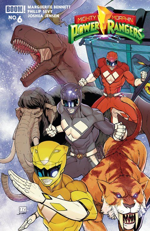 Mighty Morphin Power Rangers (2026) #6 B Variant (Dressed, Sevy) Boom Entertainment Marguerite Bennett Phillip Sevy Phillip Sevy