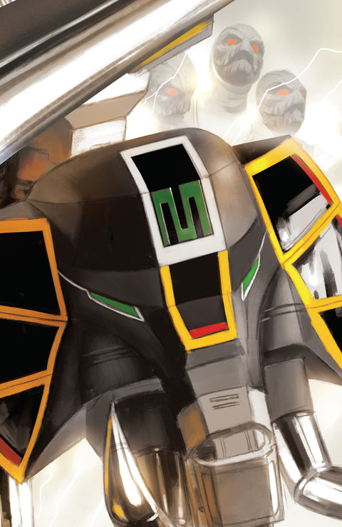 Mighty Morphin Power Rangers (2026) #6 C Megazord Card Stock Connecting Variant (Full Art, Mercado) Boom Entertainment Marguerite Bennett Phillip Sevy Miguel Mercado