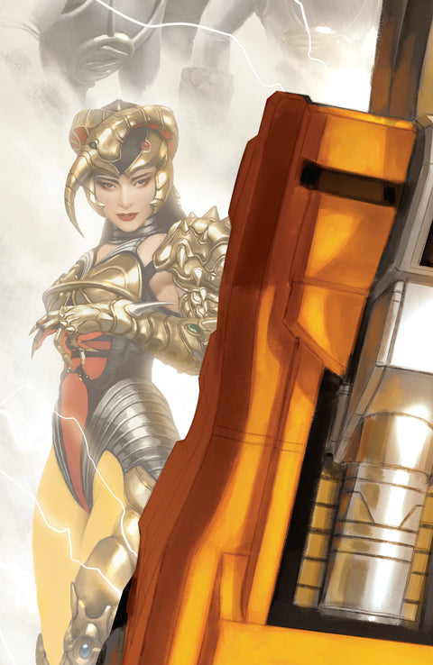 Mighty Morphin Power Rangers (2026) #7 C Megazord Card Stock Connecting Variant (Full Art, Mercado) Boom Entertainment Marguerite Bennett Phillip Sevy Miguel Mercado