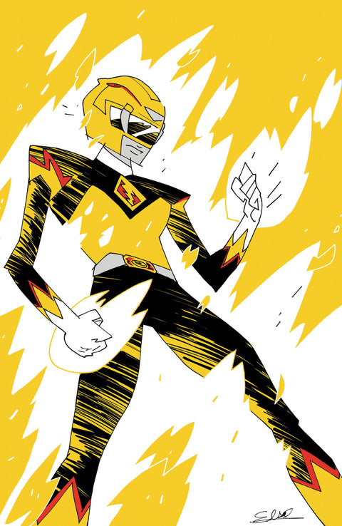 Power Rangers Unlimited #2 H 1:50 INCV Variant (Full Art, Charretier) 1:50 Boom Entertainment Joey Esposito Federico Sorressa Elsa Charretier