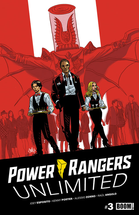Power Rangers Unlimited #3 B Variant (Dressed, Hamner) Boom Entertainment Joey Esposito Alessio Zonno Cully Hamner