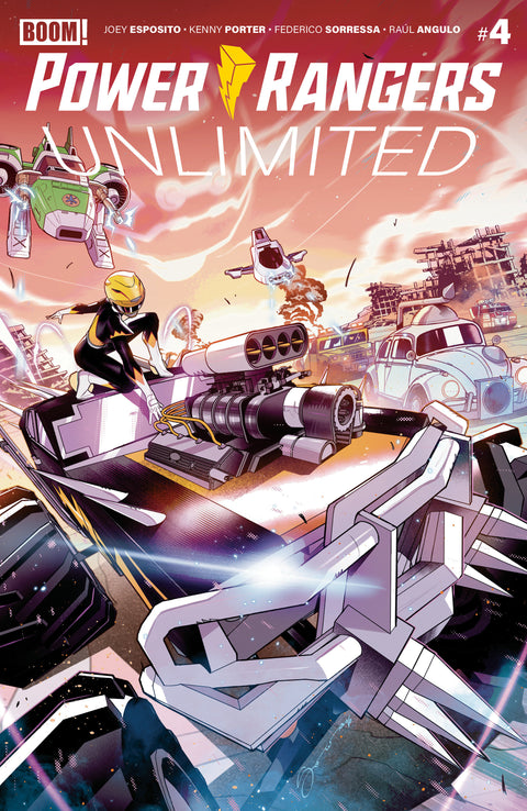 Power Rangers Unlimited #4 A Main (Dressed, Sorressa) Boom Entertainment Joey Esposito Federico Sorressa Federico Sorressa