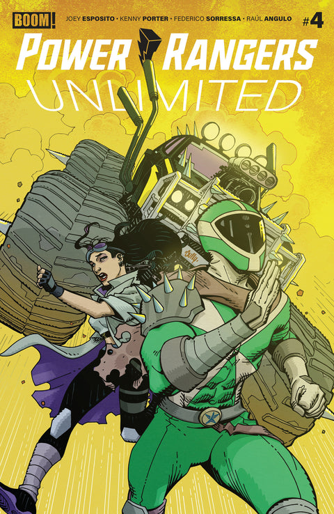 Power Rangers Unlimited #4 B Variant (Dressed, Hamner) Boom Entertainment Joey Esposito Federico Sorressa Cully Hamner