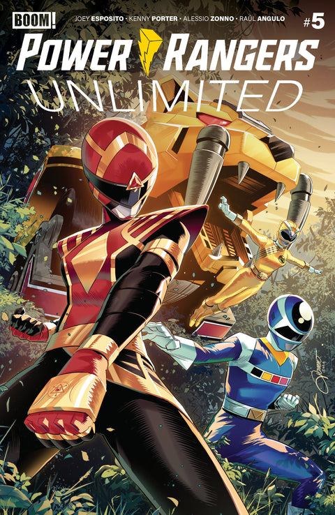 Power Rangers Unlimited #5 A Main (Dressed, Zonno) Boom Entertainment Joey Esposito Alessio Zonno Alessio Zonno