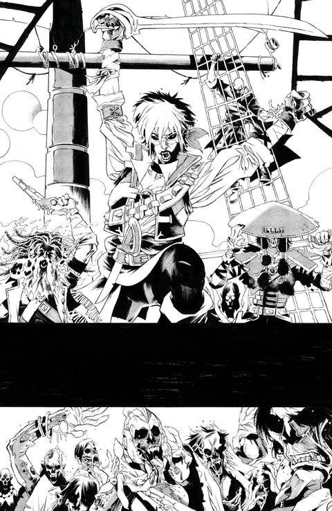 Vampyrates! #3 C 1:10 INCV (Full Art, Pizzari) 1:10 Boom Entertainment Fred Van Lente Luca Pizzari Luca Pizzari