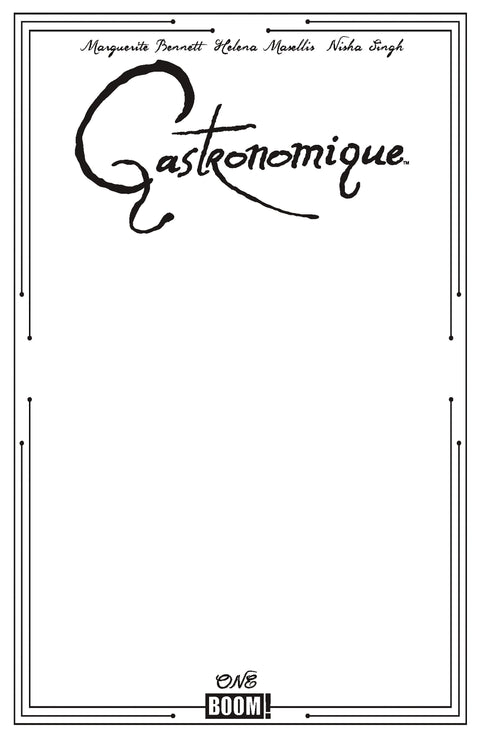 Gastronomique #1 D Blank Sketch Variant Boom Entertainment Marguerite Bennett Helena Masellis