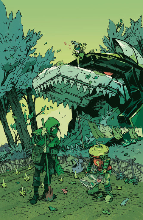 Power Rangers Green #1 I 1:25 INCV Variant (Full Art, Ono) 1:25 Boom Entertainment Paul Allor Gustaffo Vargas Oliver Ono