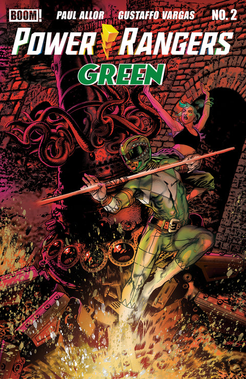 Power Rangers Green #2 A Main (Dressed, Harris) Boom Entertainment Paul Allor Gustaffo Vargas Tony Harris