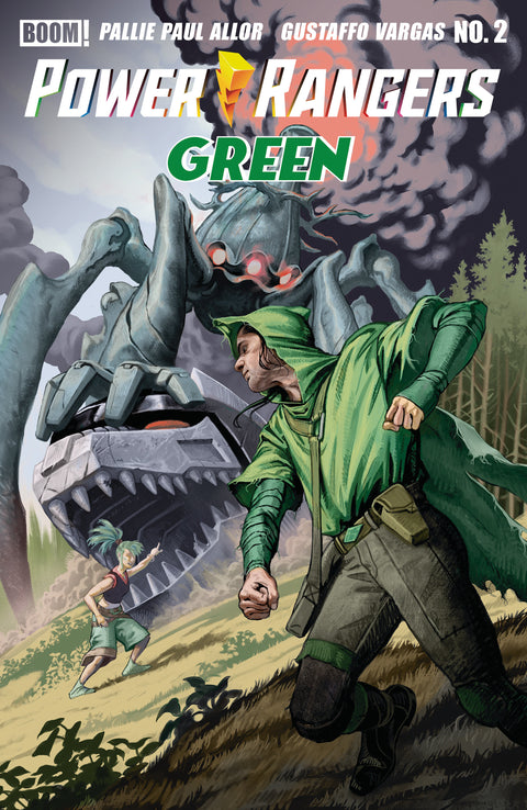 Power Rangers Green #2 J FOC Reveal Variant (Dressed, Morris) Boom Entertainment Pallie Paul Allor Gustaffo Vargas Steve Morris