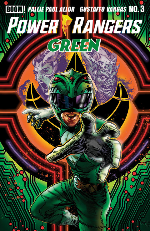 Power Rangers Green #3 A Main (Dressed, Harris) Boom Entertainment Pallie Paul Allor Gustaffo Vargas Tony Harris