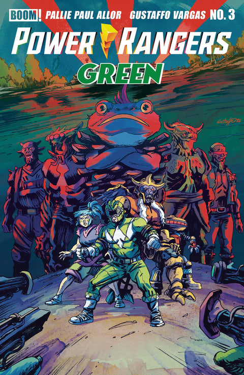 Power Rangers Green #3 B Variant (Dressed, Vargas) Boom Entertainment Pallie Paul Allor Gustaffo Vargas Gustaffo Vargas
