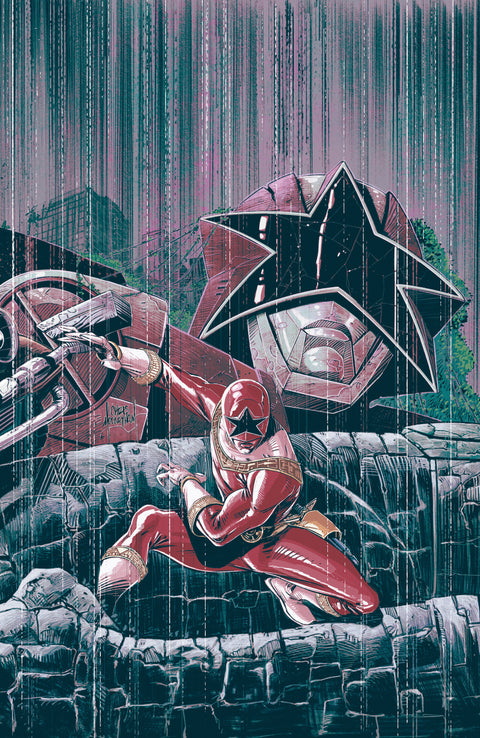 Power Rangers Green #3 C Tommy Oliver Card Stock Connecting Variant (Full Art, Mooneyham) Boom Entertainment Pallie Paul Allor Gustaffo Vargas Chris Mooneyham