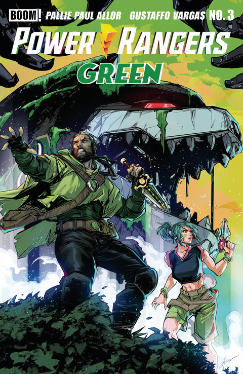 Power Rangers Green #3 I FOC Reveal Variant (Dressed, TBA) Boom Entertainment Pallie Paul Allor Gustaffo Vargas TBA