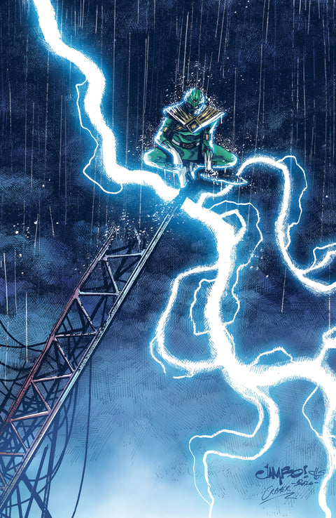 Power Rangers Green #5 H 1:50 INCV Variant (Full Art, Salgado) 1:50 Boom Entertainment Pallie Paul Allor Gustaffo Vargas Jimbo Salgado