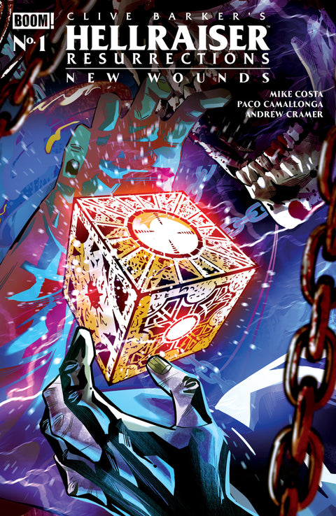 Hellraiser: Resurrections - New Wounds #1 B Variant (Dressed, Sabbatini) Boom Entertainment Mike Costa Paco Camallonga Federico Sabbatini